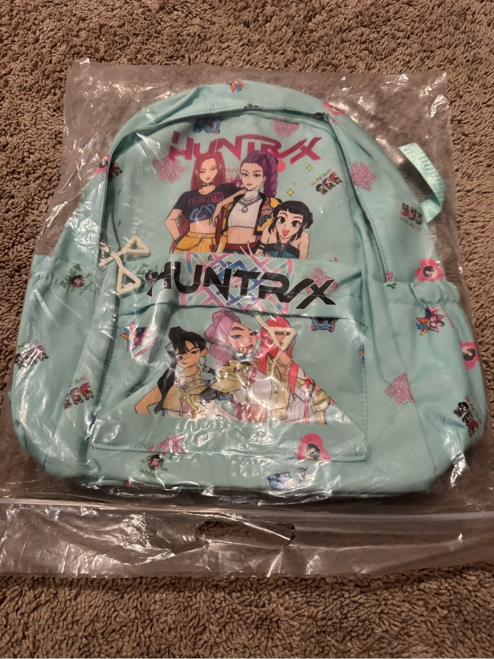 KPOP Demon Hunters Huntrix Backpack – Mint Green Character Backpack - Picture 4 of 8